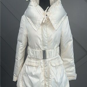 Women's White Puffer Jacket